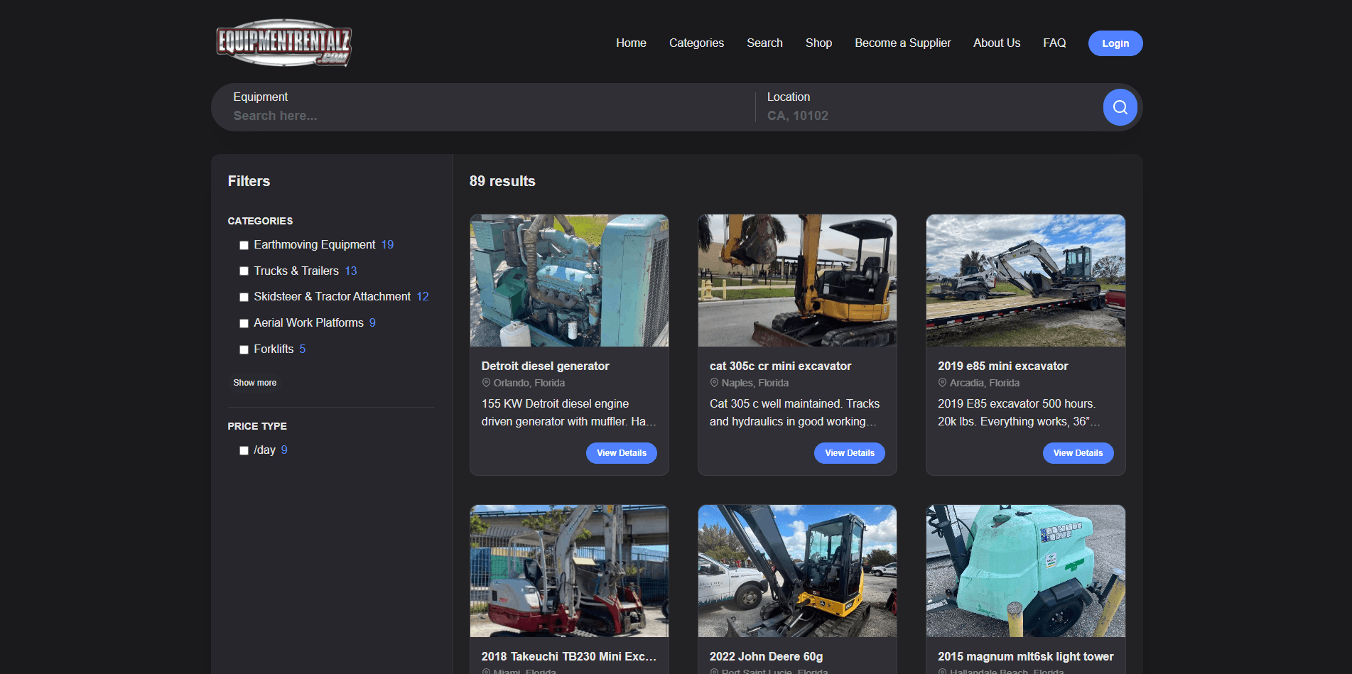 Equipment Rentalz: Equipment Marketplace thumbnail 3