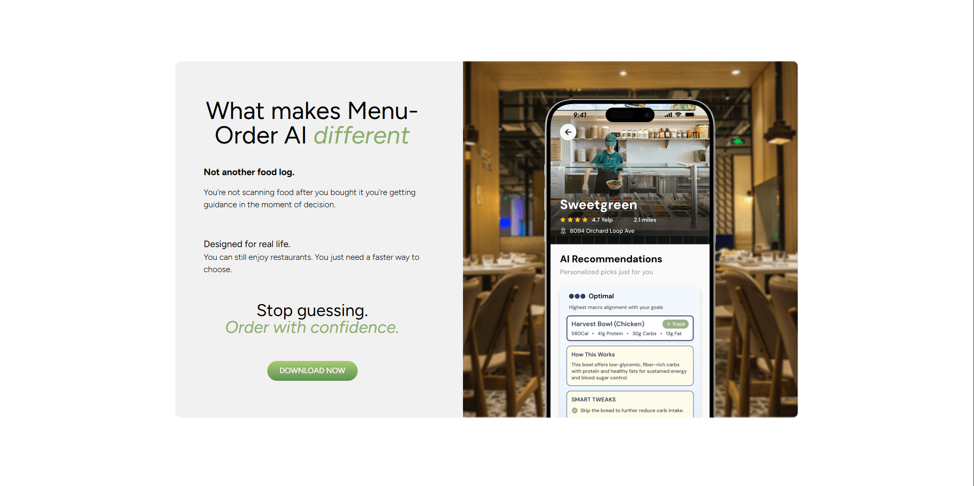 Menu-Order AI: GLP-1 Meal Finder thumbnail 3