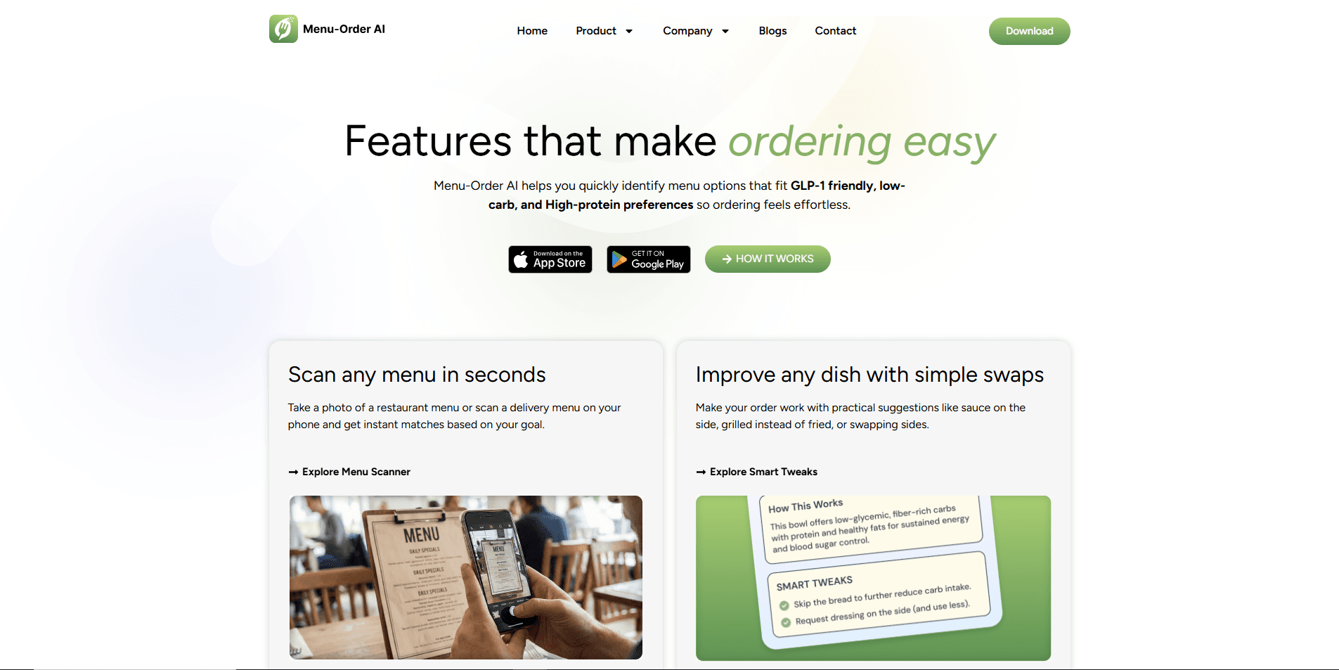 Menu-Order AI: GLP-1 Meal Finder thumbnail 4