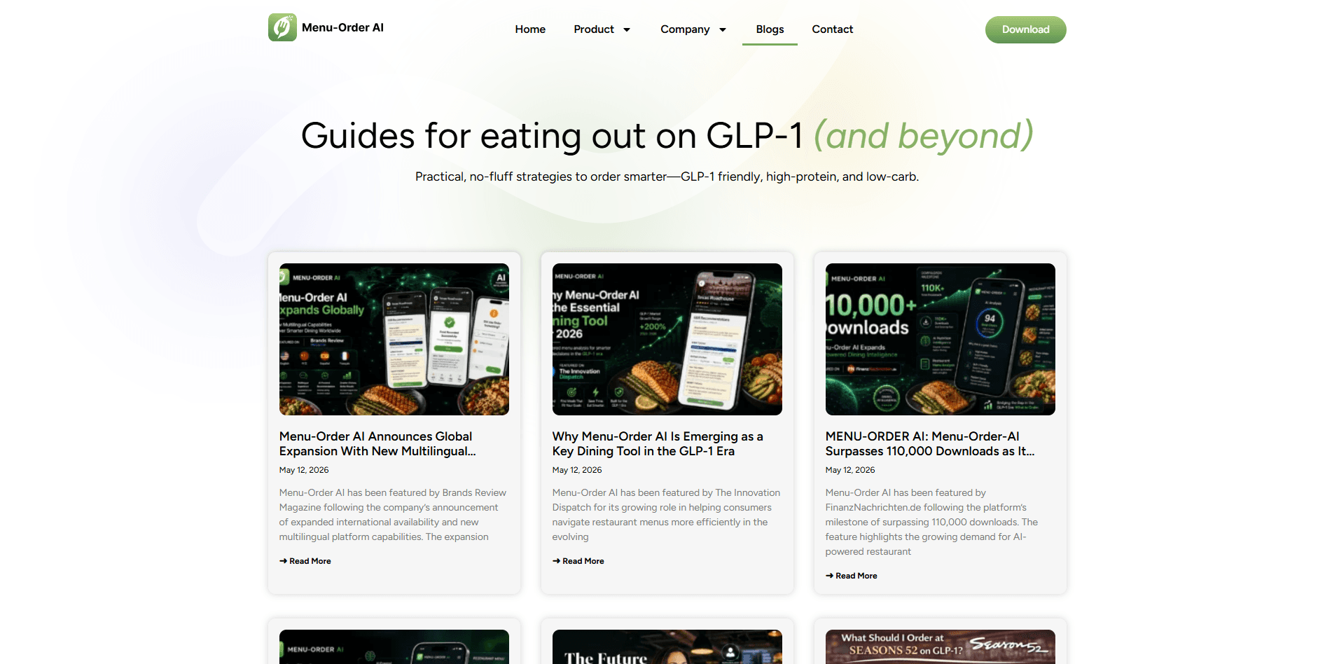 Menu-Order AI: GLP-1 Meal Finder thumbnail 5